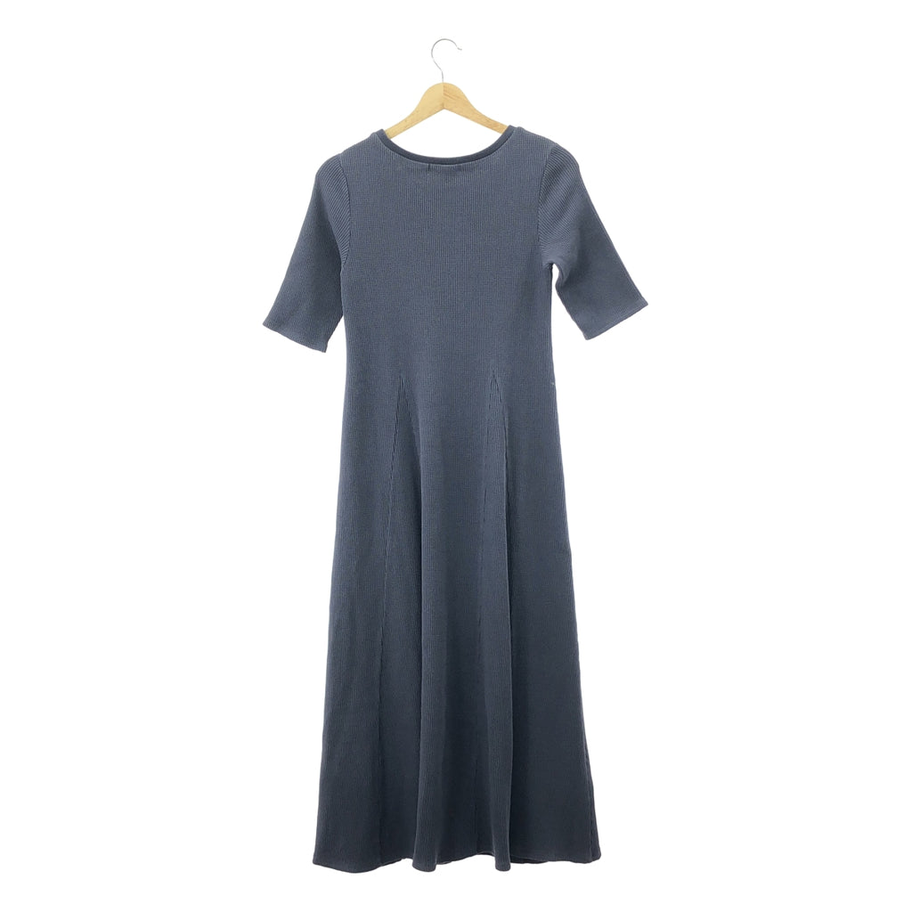 【美品】  BABYLONE / バビロン | サーマル クルーネック カットソー ワンピース | F | グレー | レディース