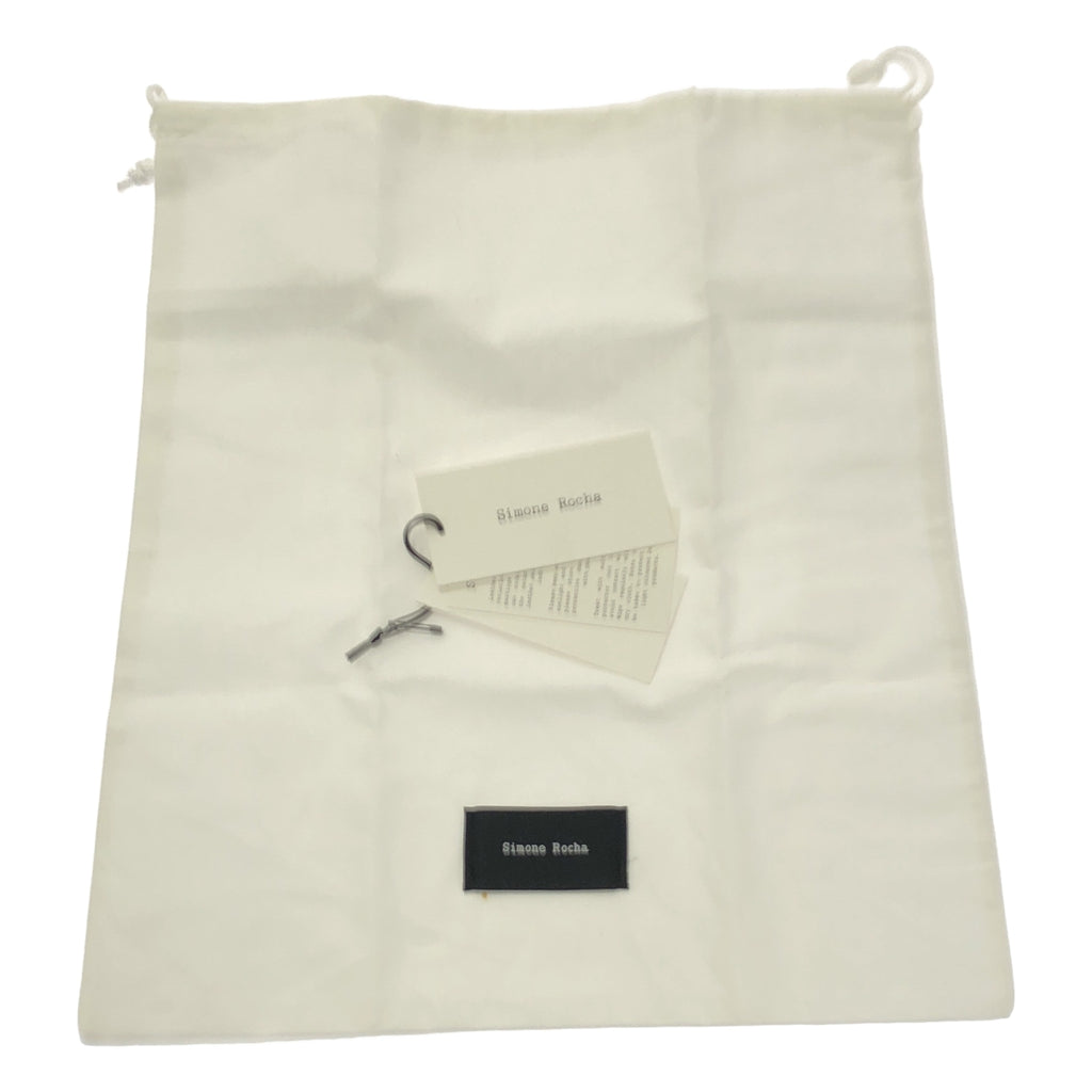 Simone Rocha | 鑲鑽綁帶芭蕾平底鞋 | 38碼 |