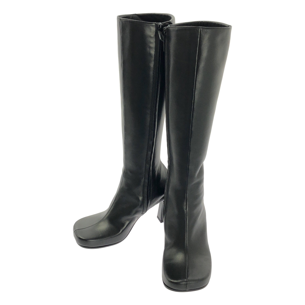 BALENCIAGA / バレンシアガ | 2025AW | × Scholl スムースシープスキン ロングブーツ | 37 | レディース