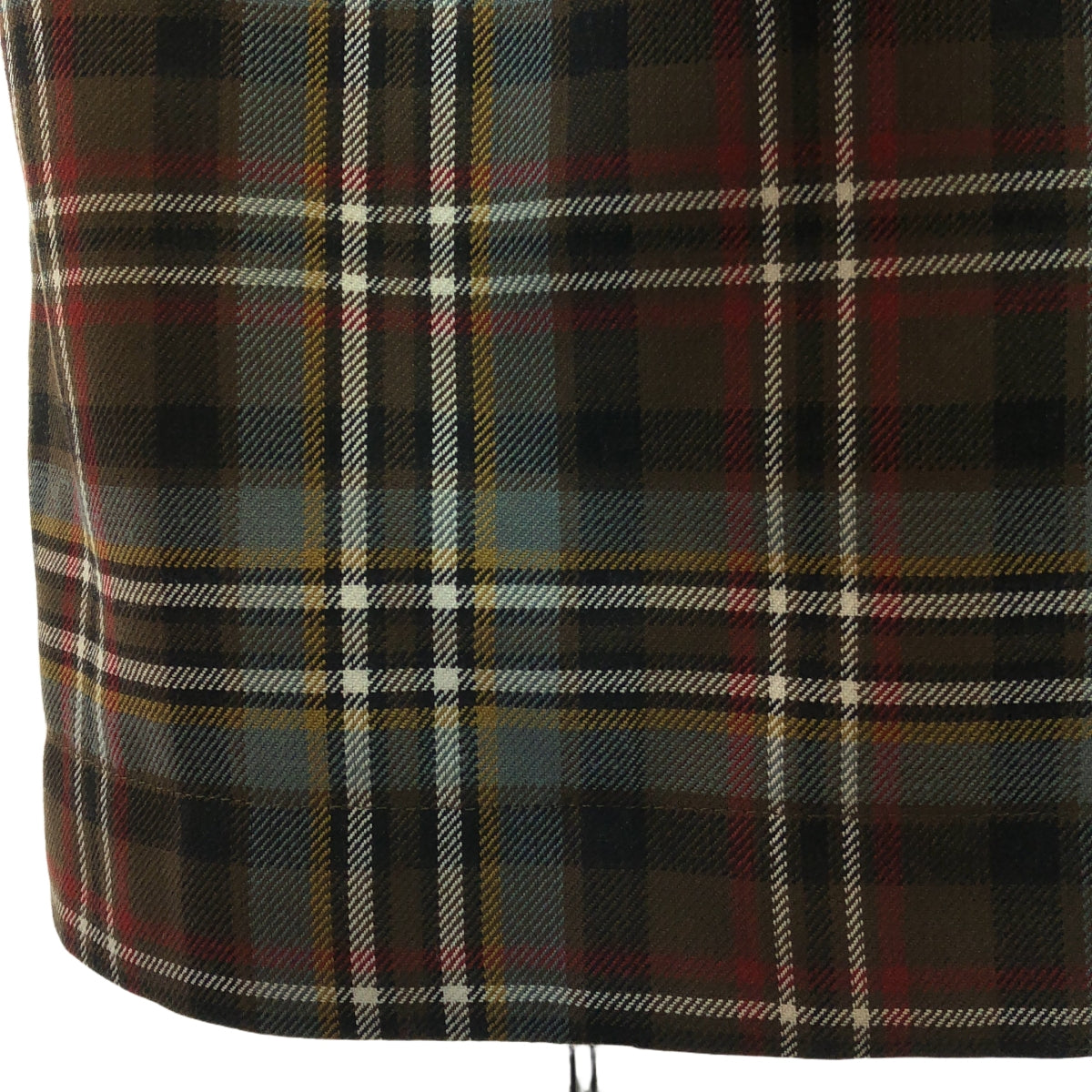 Rokh | 格紋羊毛束縛裙 | XS | 多色 | 女款