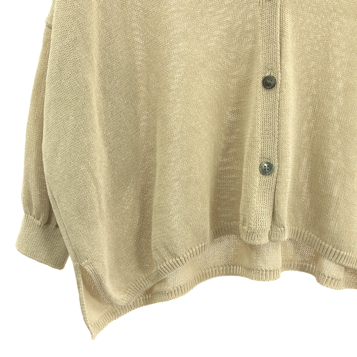 Spick and Span / スピックアンドスパン | 2024SS | ペーパーヤーン ニット カーディガン |