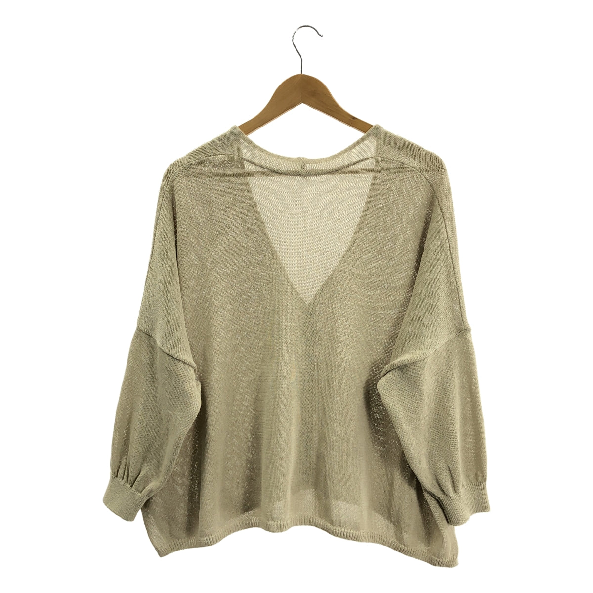 Spick and Span / スピックアンドスパン | 2024SS | ペーパーヤーン ニット カーディガン |