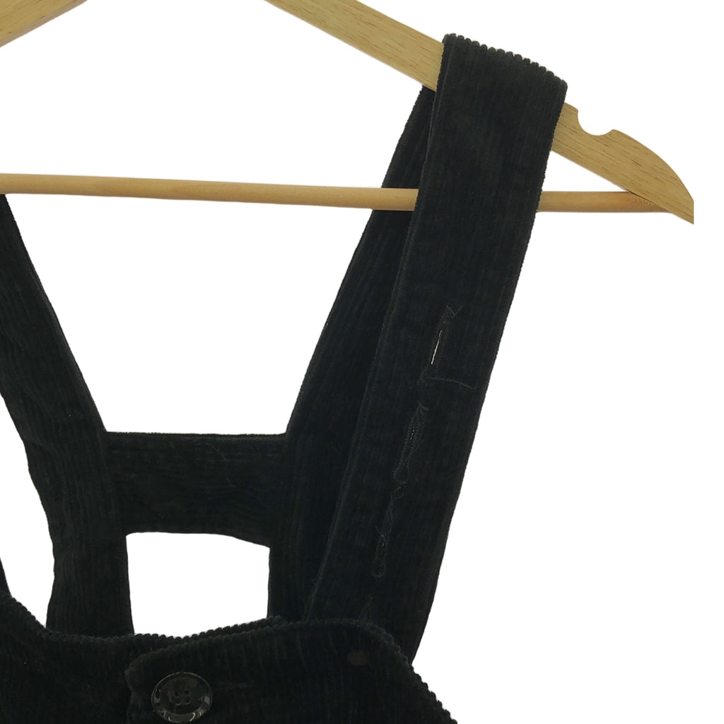 【新品】  Engineered Garments / エンジニアドガーメンツ | Waders Cotton 8W Corduroy コーデュロイ オーバーオール | XXS | ブラック | メンズ
