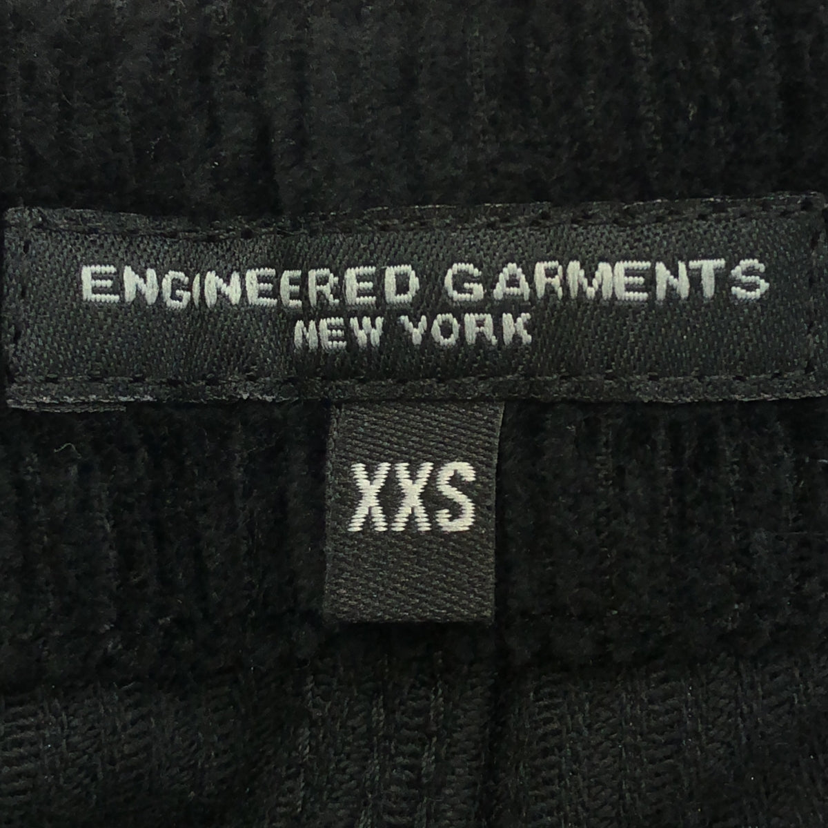 [新品] 工程服裝 | Waders 棉質 8W 燈芯絨 燈芯絨工裝褲 | XXS |黑色 |男士