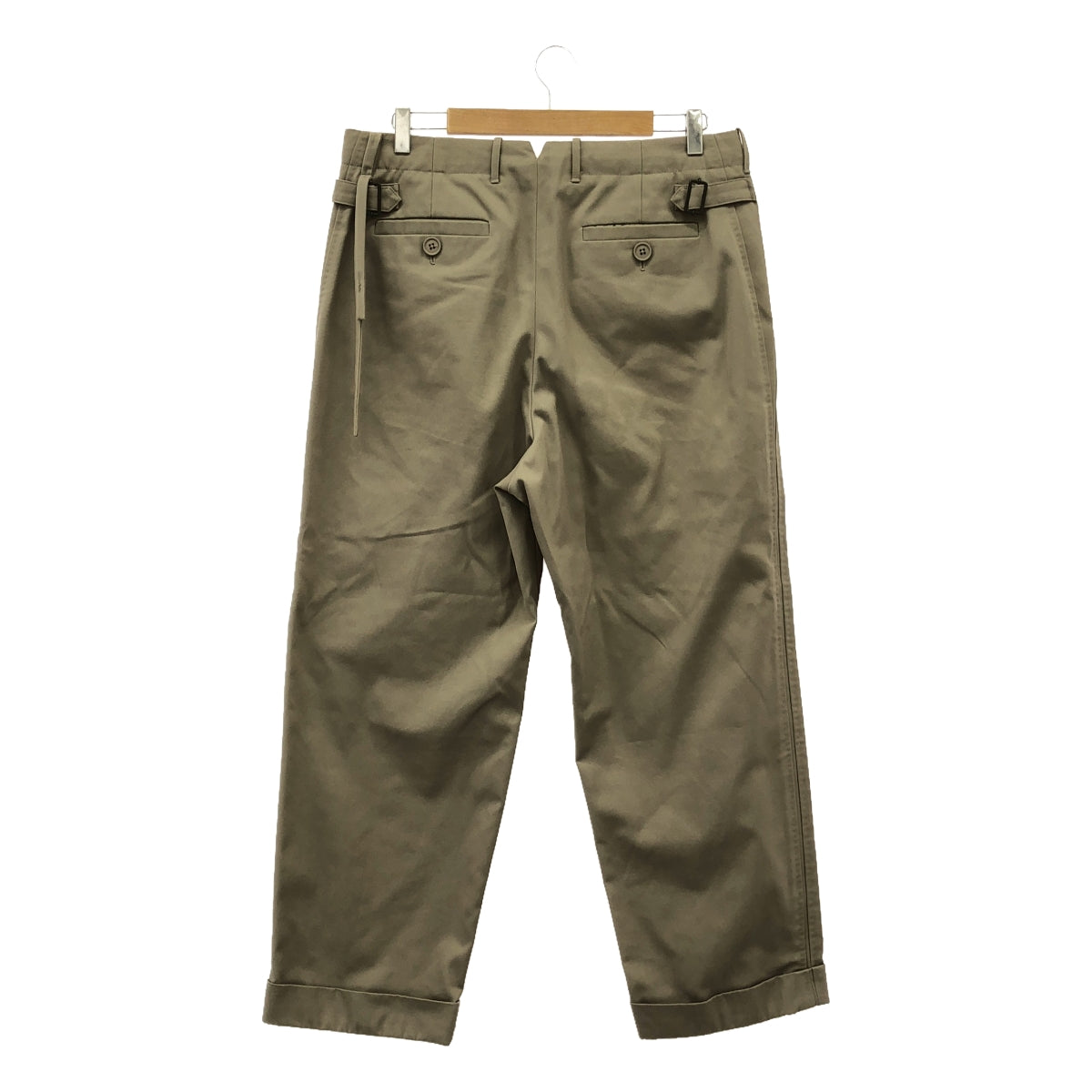 Craig Green | Wide Slacks with Side Adjusters | M | Beige | Men's