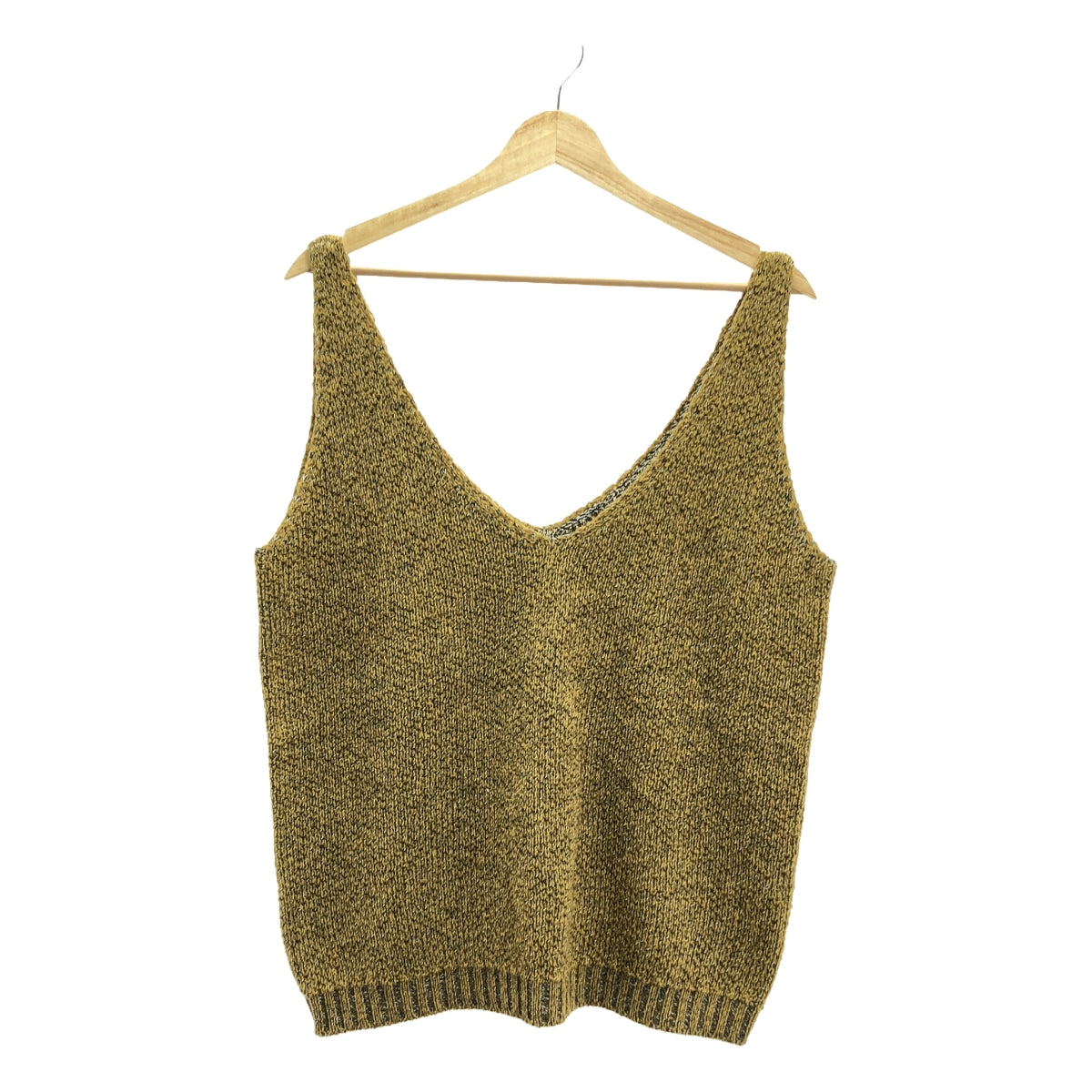 PRADA | 2015 | Cashmere cotton V-neck sleeveless knit | 40 | Women's