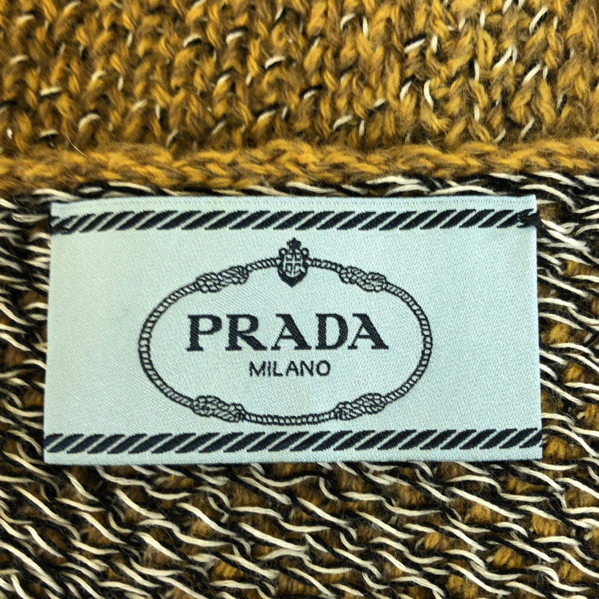 PRADA / プラダ | 2015 | カシミヤ コットン Vネック ノースリーブニット | 40 | レディース