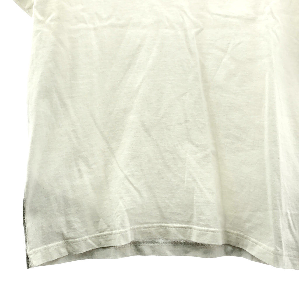 Maison Martin Margiela / メゾンマルタンマルジェラ | 2013SS | Vネック エイズ Tシャツ | S | ホワイト / シルバー | メンズ