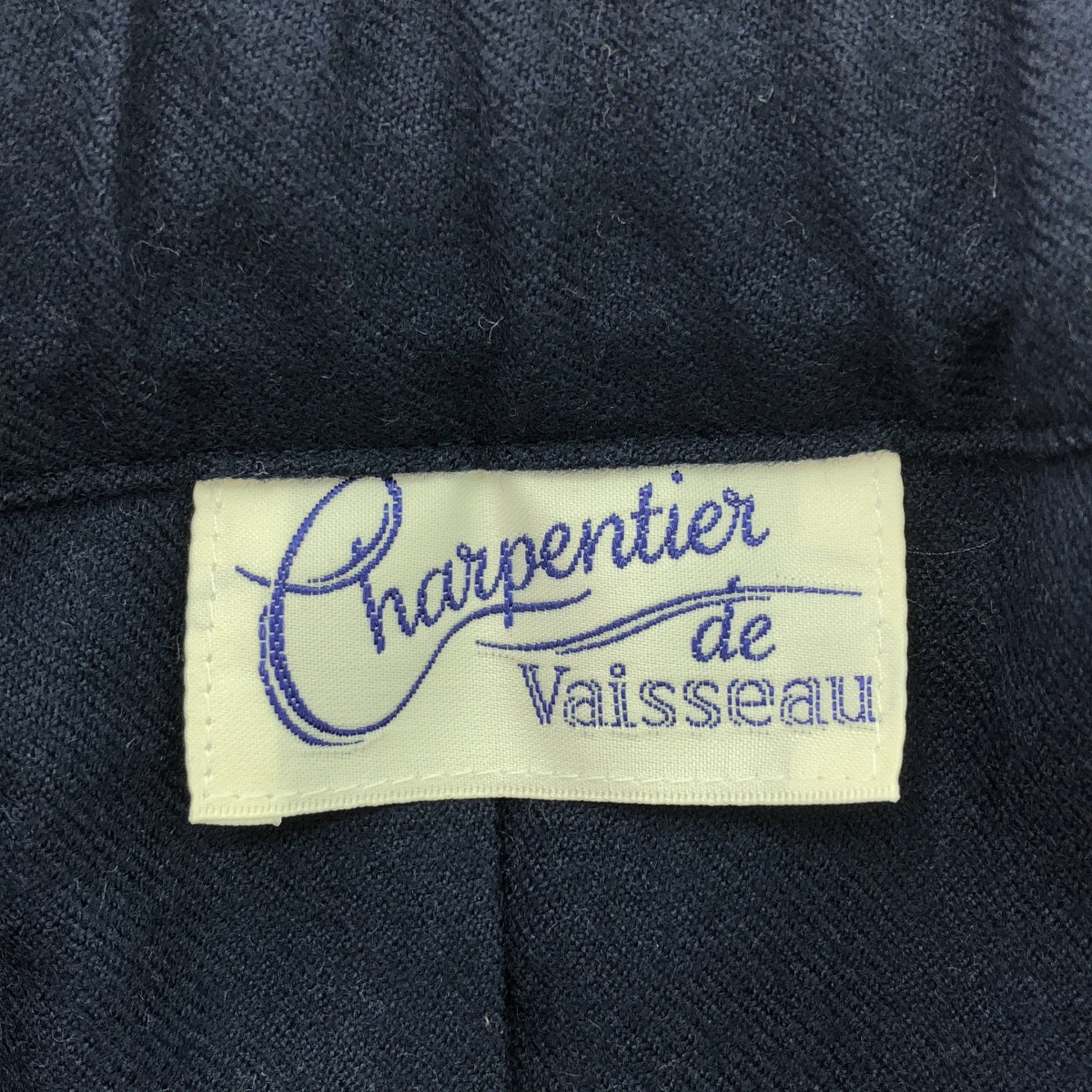 charpentier de vaisseau / シャルパンティエドゥヴェッソ | ウール プリーツ スカート | 1 | ネイビー | レディース
