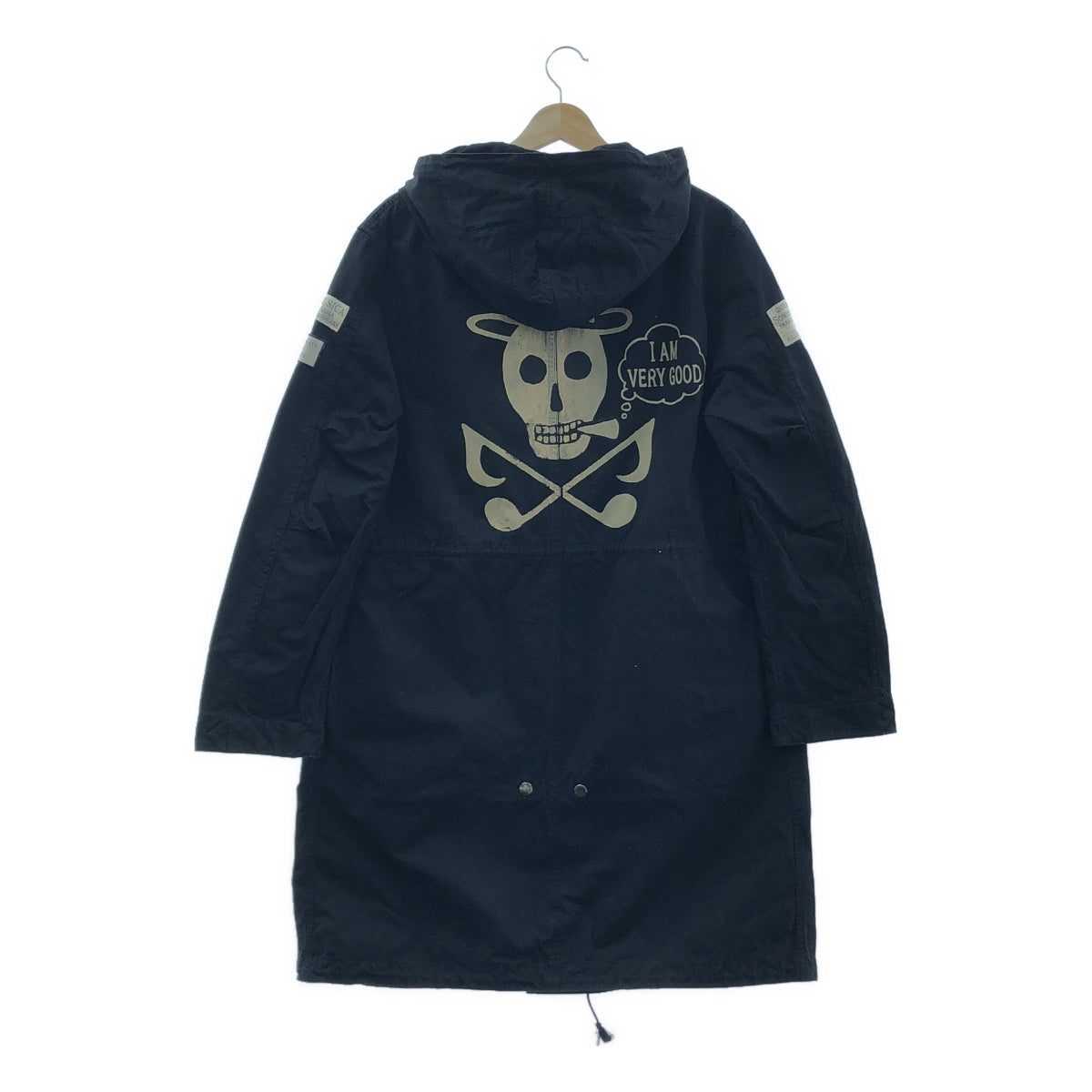 WACKO MARIA パッチ スカルペイント モッズコート WACKO MARIA / ワコマリア | ワッペン スカルプリント モッズ