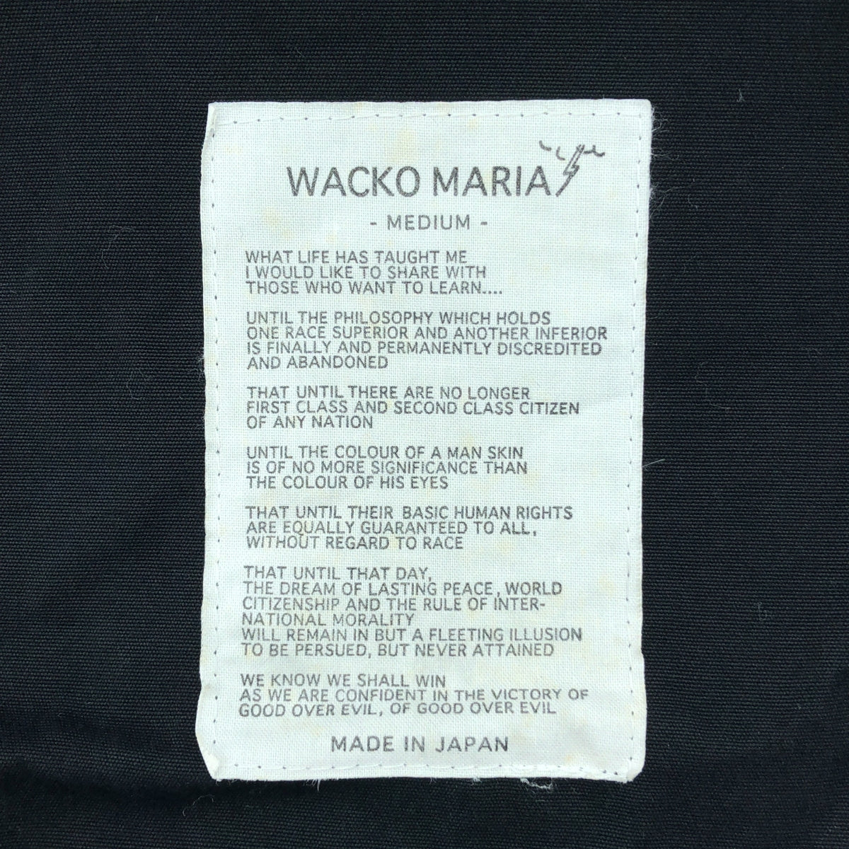 WACKO MARIA | 骷髏印花貼片摩登大衣 | M碼 | 男款