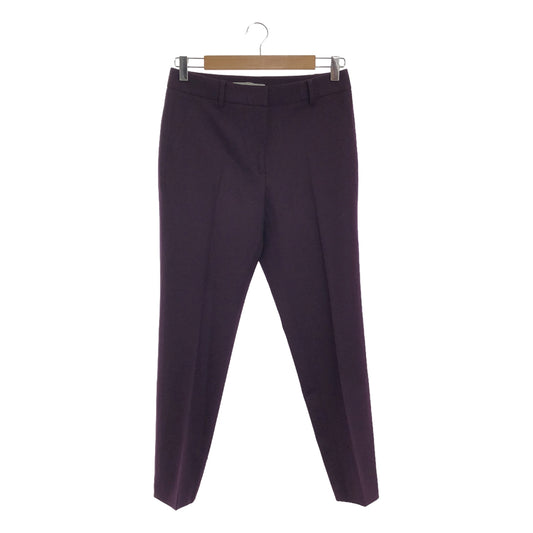 theory luxe / Theory Luxe | SAXONY SOFT AMBER Wool Stretch Tapered Pants | 38 | Women's