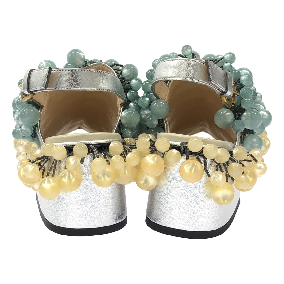 GUCCI / グッチ | ビジュー 装飾 ヒール サンダル | 37 | レディース