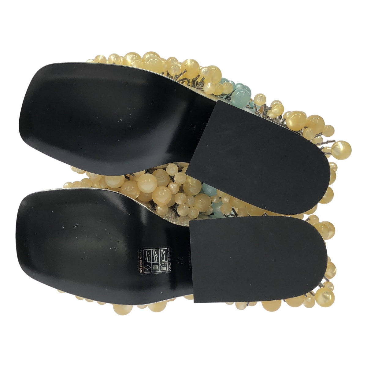 GUCCI / グッチ | ビジュー 装飾 ヒール サンダル | 37 | レディース