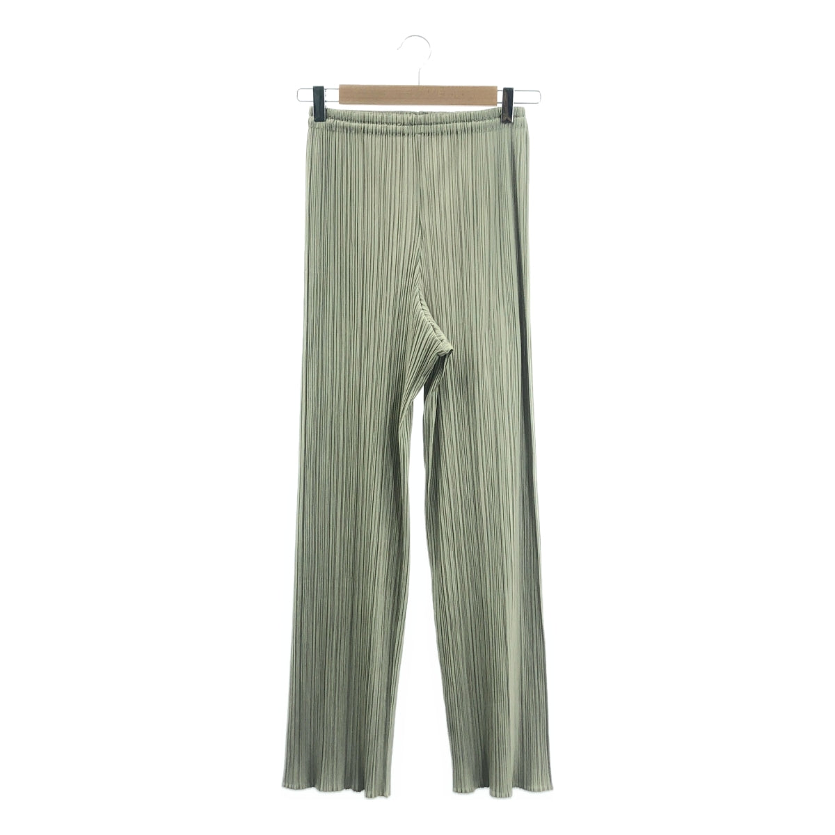 PLEATS PLEASE ISSEY MIYAKE | 百褶休閒褲 | 3碼 | 綠色 | 女款
