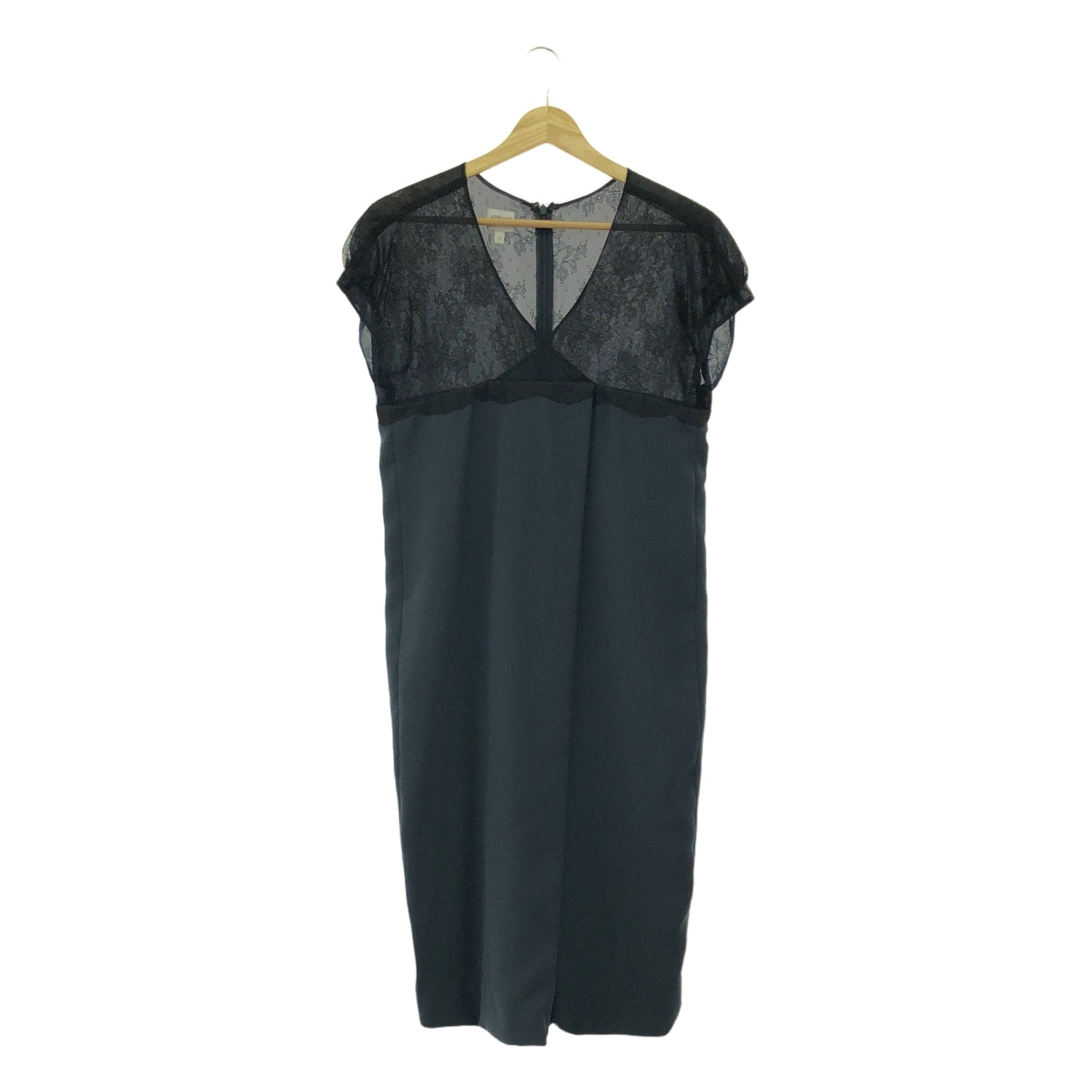 ARMANI COLLEZIONI / 아르마니 콜레조니 | 레이스 톱 원피스 | 42 | 네이비 | 여성