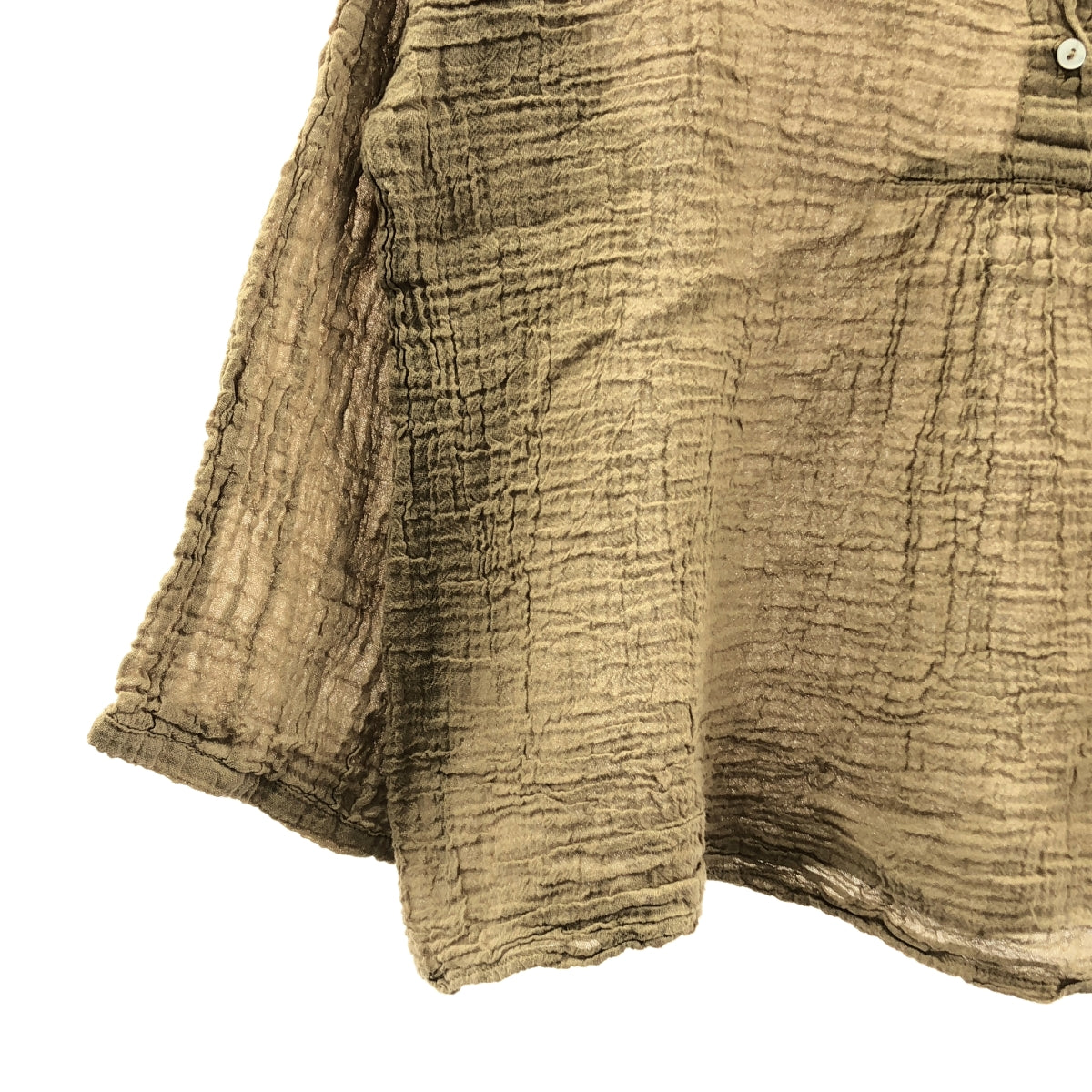 【美品】  IENA / イエナ | 2025AW | LES ATELIERS FRANCAIS DE CONFECTION / ヘンリーネックトップス | F | ベージュ | レディース