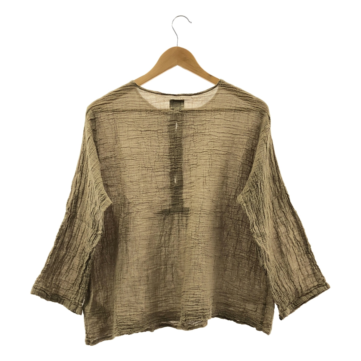 【美品】  IENA / イエナ | 2025AW | LES ATELIERS FRANCAIS DE CONFECTION / ヘンリーネックトップス | F | ベージュ | レディース