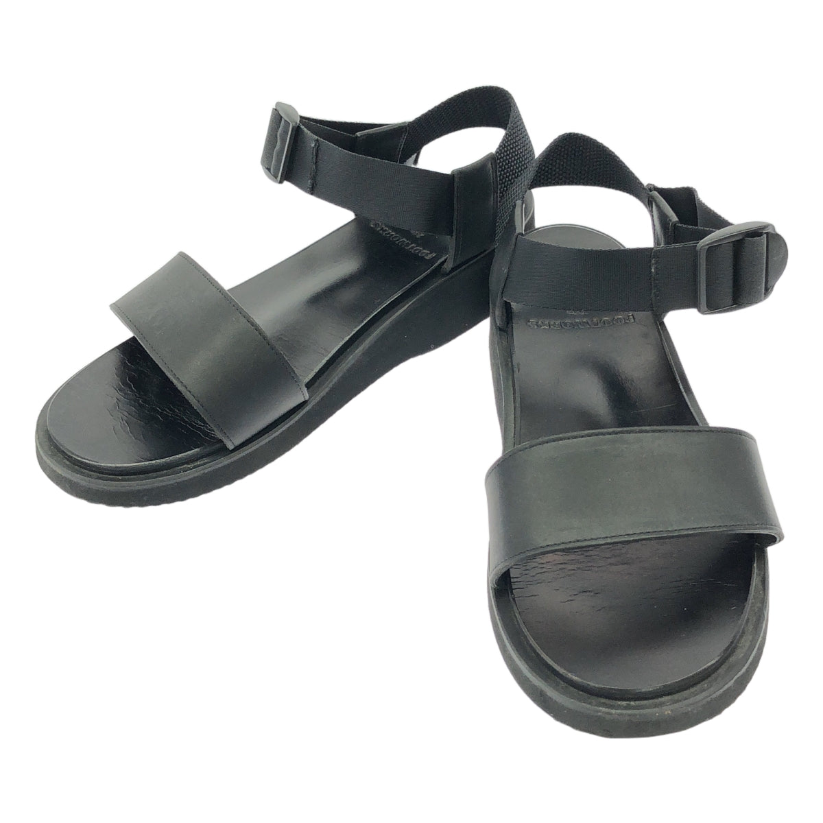 FOOTWORKS / フットワークス | Leather Sandal ストラップ レザー サンダル | 24.5 | レディース