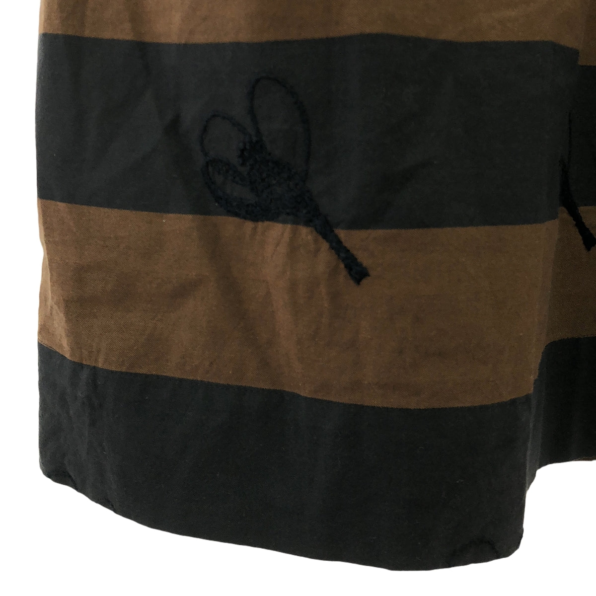 mina perhonen / 미나펠호넨 | mademoiselle 테두리 원피스 | 36 | 브라운 | 여성