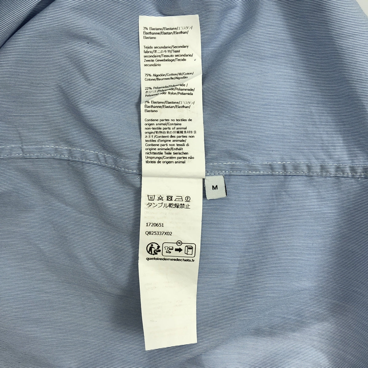 LOEWE / ロエベ | ビブ切替 アシンメトリーシャツ | M | ブルー / ホワイト | メンズ