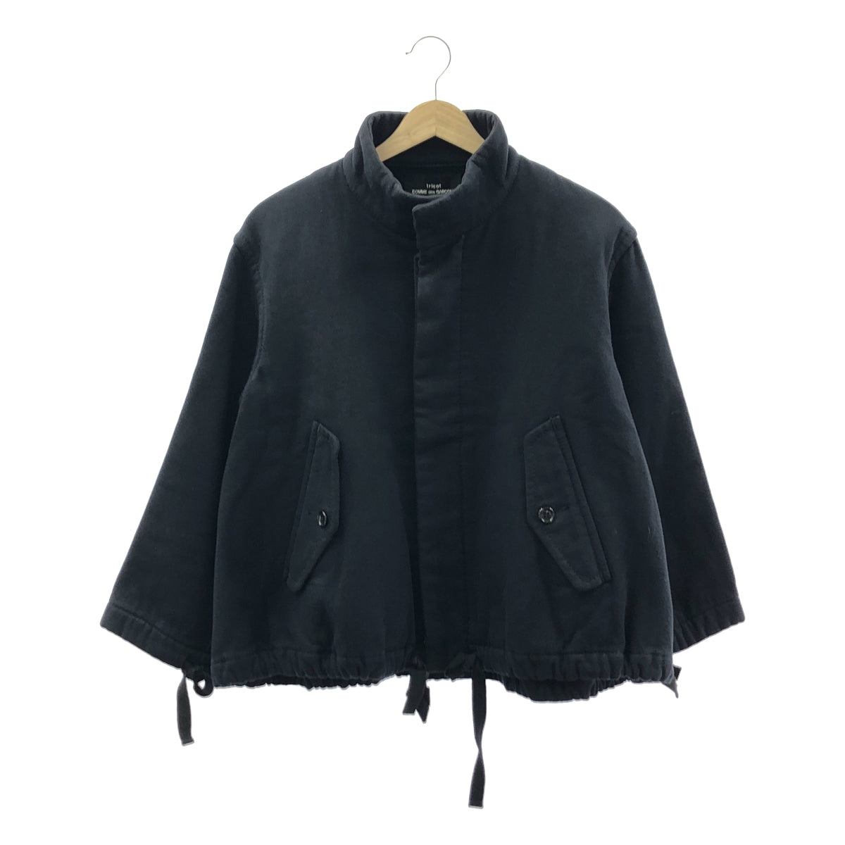 COMME des GARÇONS | 經編布料2010 秋冬 |抽繩高領束口外套 | SHOPBOP S 號 |女性的