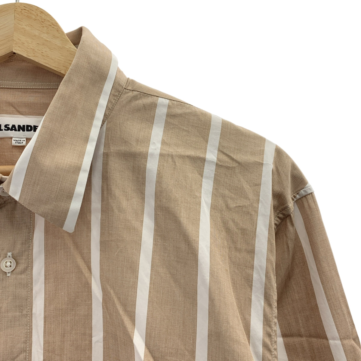 JIL SANDER / ジルサンダー | コットン ストライプ シャツ | 42