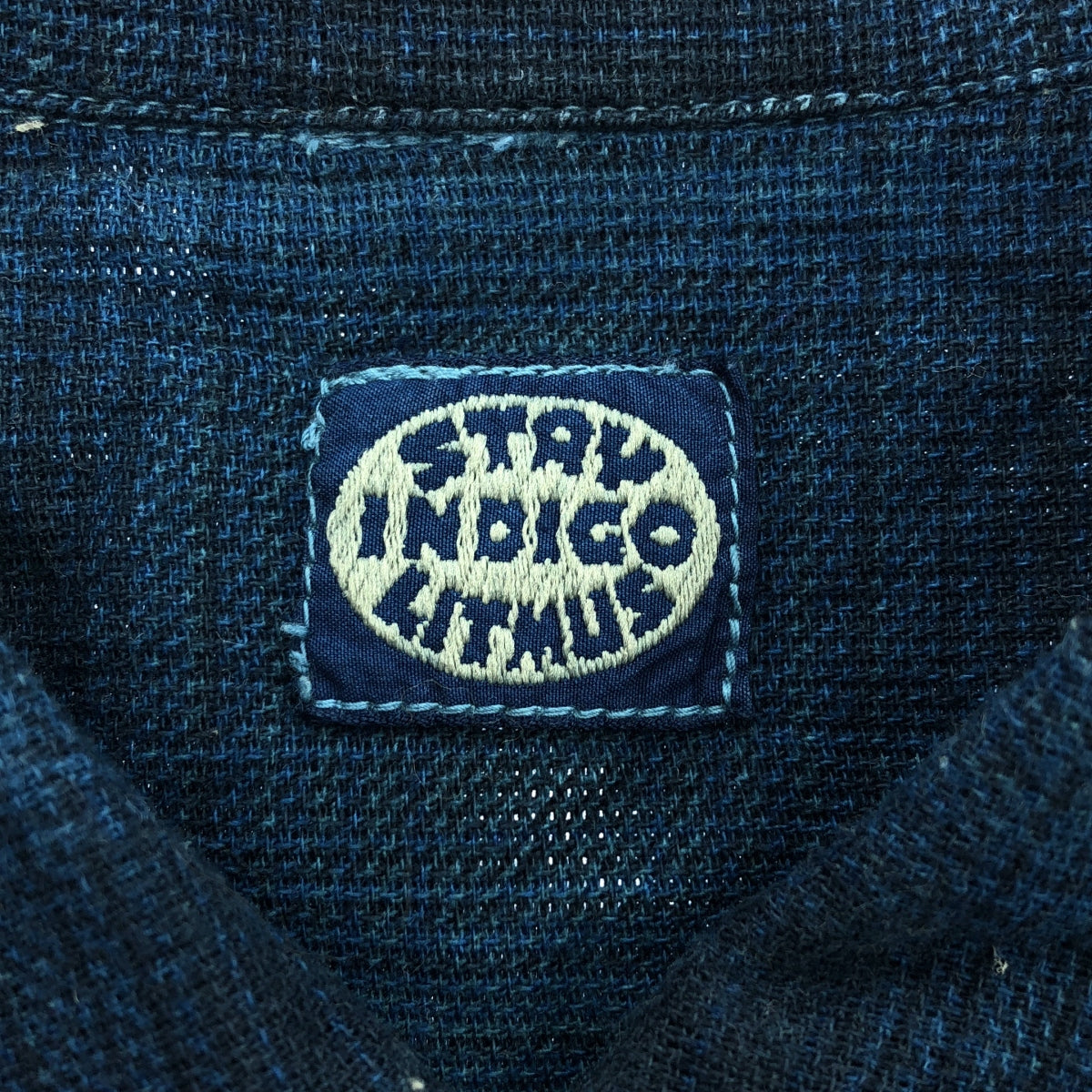 LITMUS | Indigo ombre check shirt |