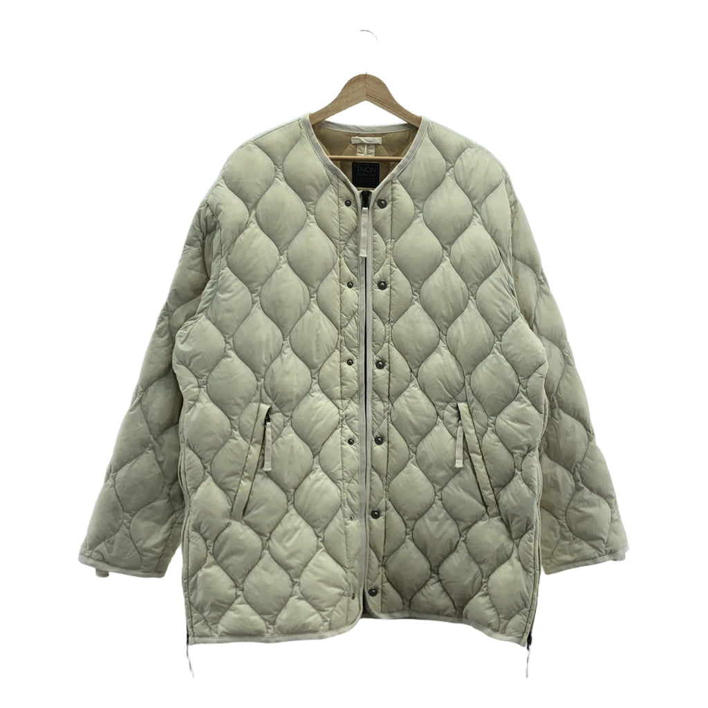 TAION | 軍用 M65 Liner W-Zip 羽絨外套 | L | 灰白色 | 女款