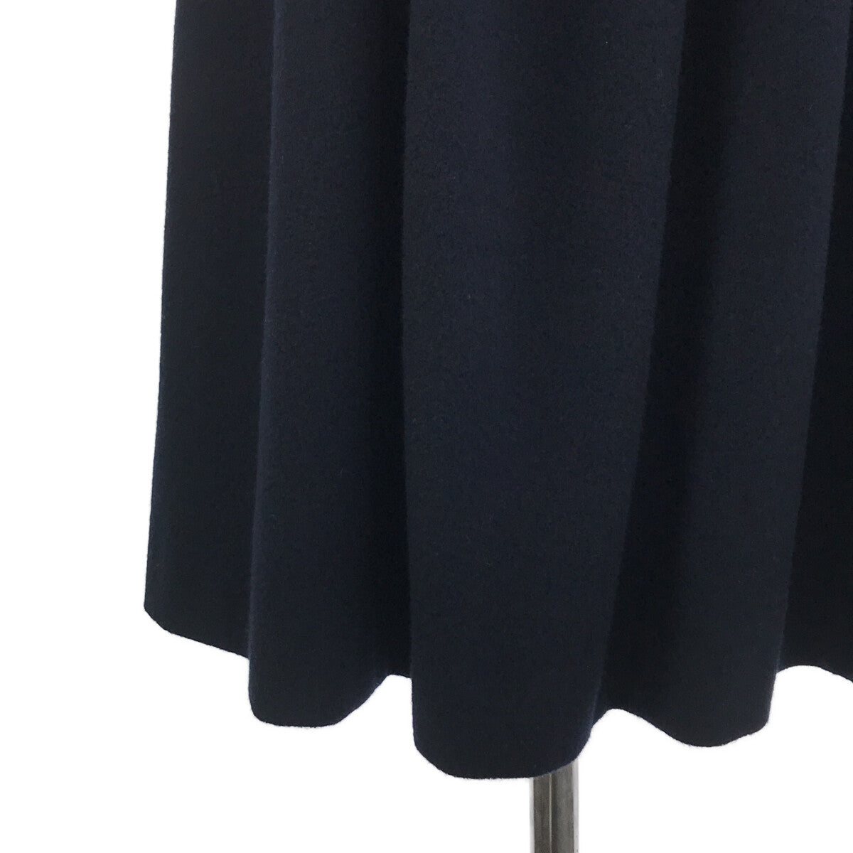 [品相良好] COMME des GARCONS COMME des GARCONS / Comme Comme | 2021秋冬 |麥爾登羊毛褶皺寬長裙 | XS |海軍 |女性的