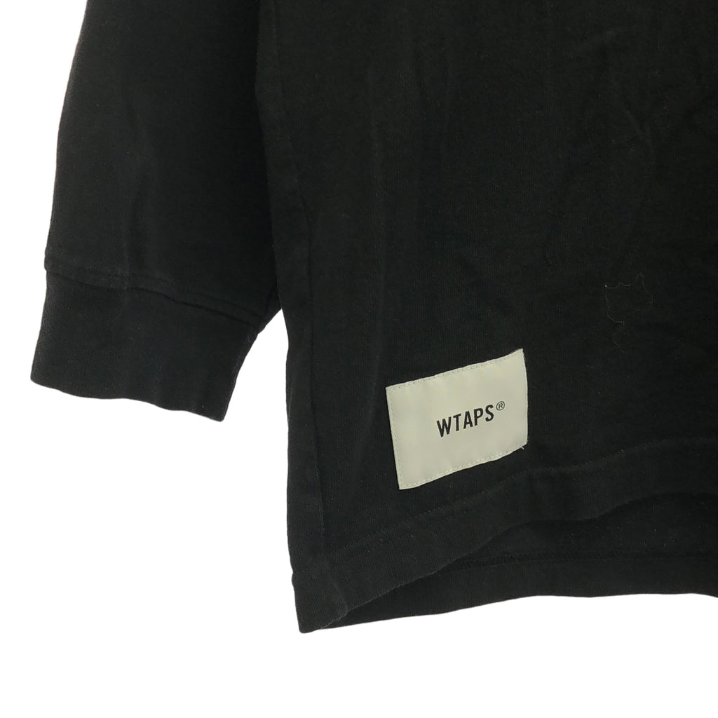 WTAPS / ダブルタップス | 2024SS | OBJ 05 / LS / COTTON. FORTLESS コットン 長袖 Tシャツ | 3 | ブラック / ホワイト | メンズ