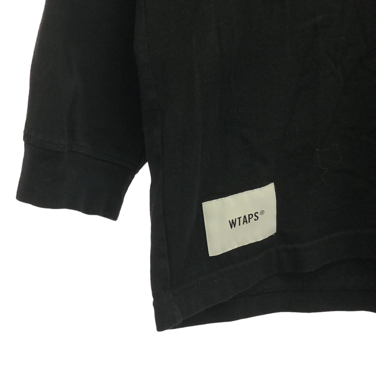 WTAPS / 雙擊 | 2024SS | OBJ 05 / LS / 棉質。 FORTLESS 棉長袖 T 卹 | 3 |黑色/白色|男士