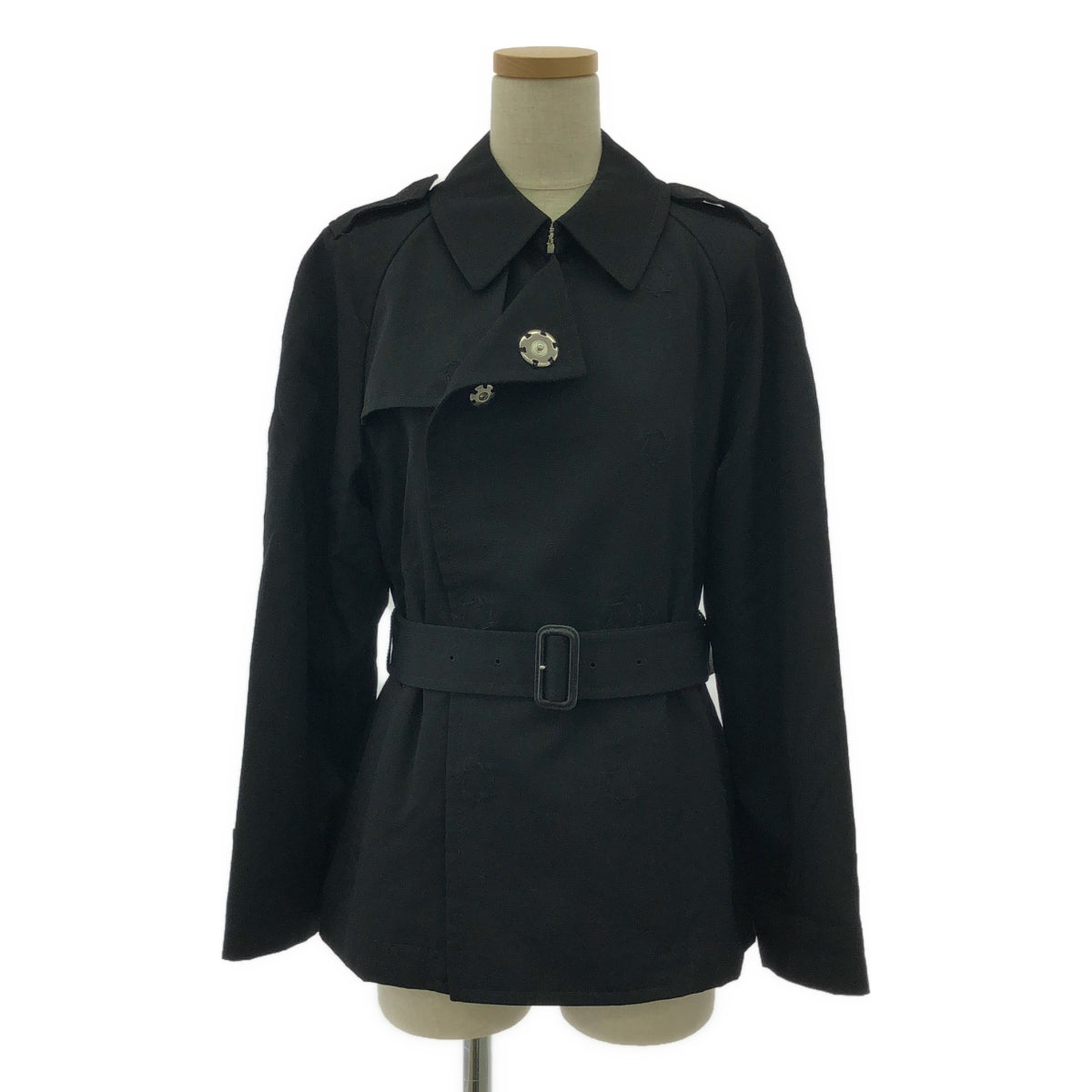 tricot COMME des GARCONS | 2014AW | 羊毛短風衣 | M | 黑色 | 女款