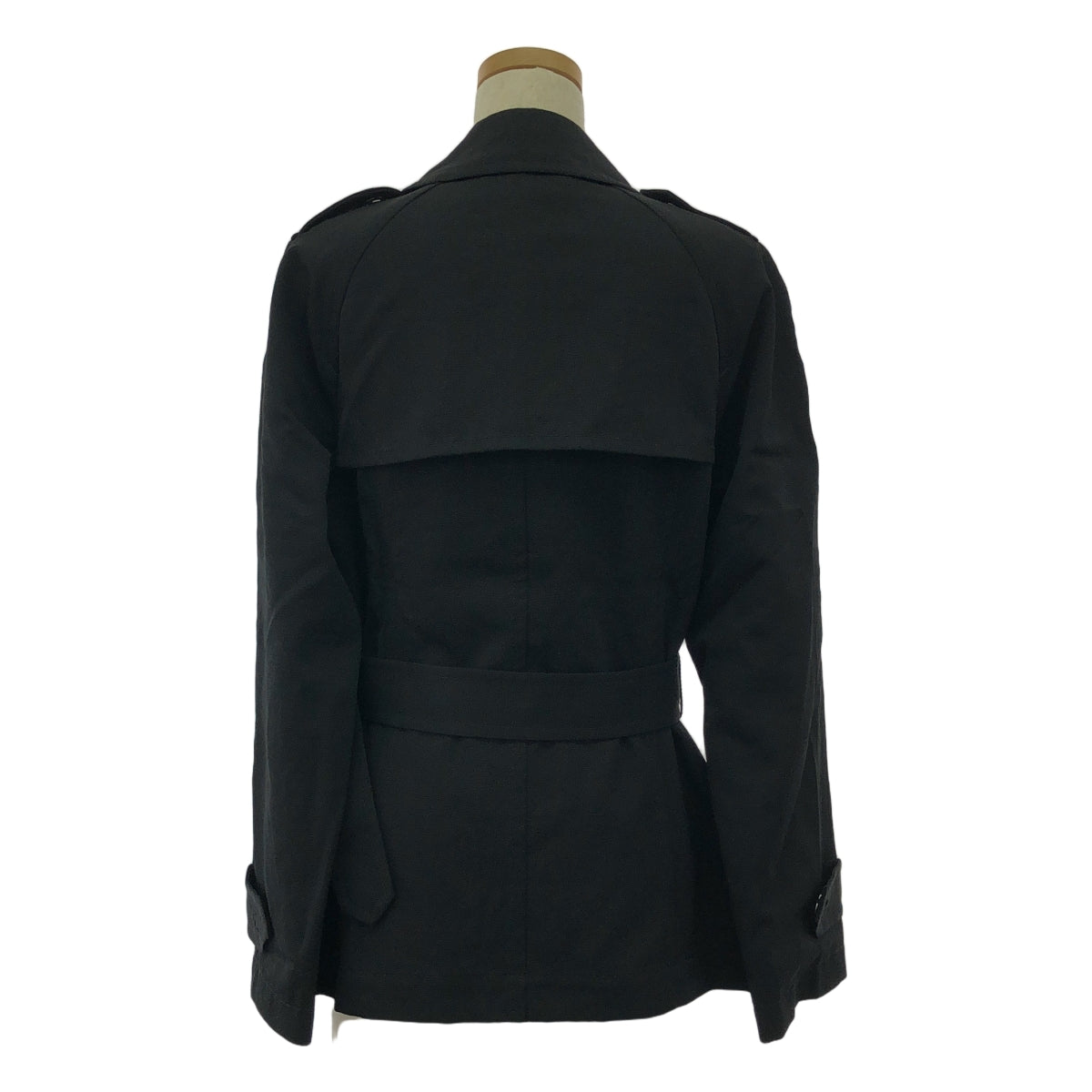 tricot COMME des GARCONS / トリココムデギャルソン | 2014AW | ウール ショートトレンチコート | M | ブラック | レディース