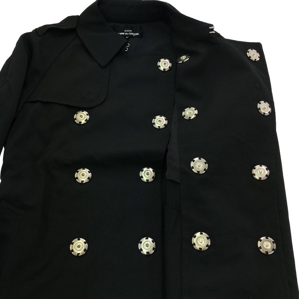 tricot COMME des GARCONS | 2014AW | 羊毛短風衣 | M | 黑色 | 女款