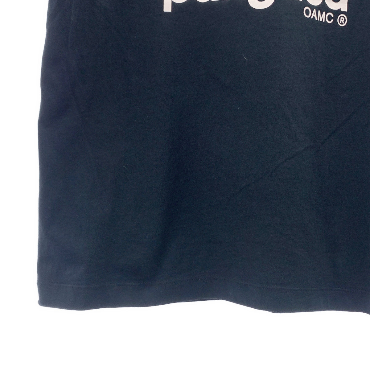【美品】  OAMC / オーエーエムシー | 2023SS | CELSIAN T SHIRT  セルシアン プリント Tシャツ | S | ブラック | メンズ