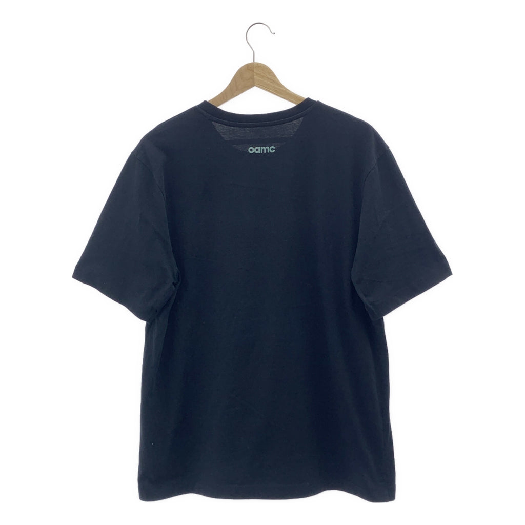【美品】  OAMC / オーエーエムシー | 2023SS | CELSIAN T SHIRT  セルシアン プリント Tシャツ | S | ブラック | メンズ
