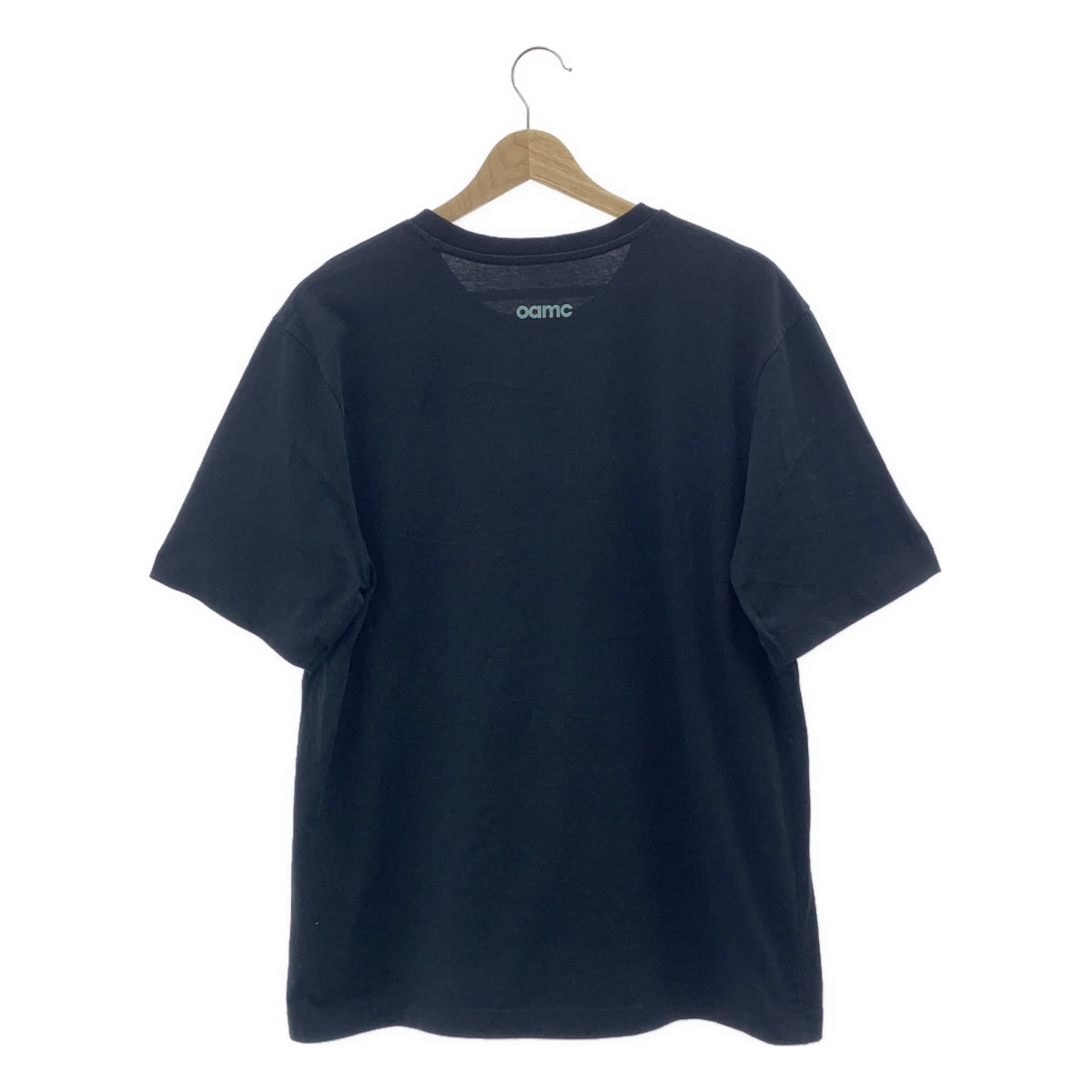 【美品】  OAMC / オーエーエムシー | 2023SS | CELSIAN T SHIRT  セルシアン プリント Tシャツ | S | ブラック | メンズ