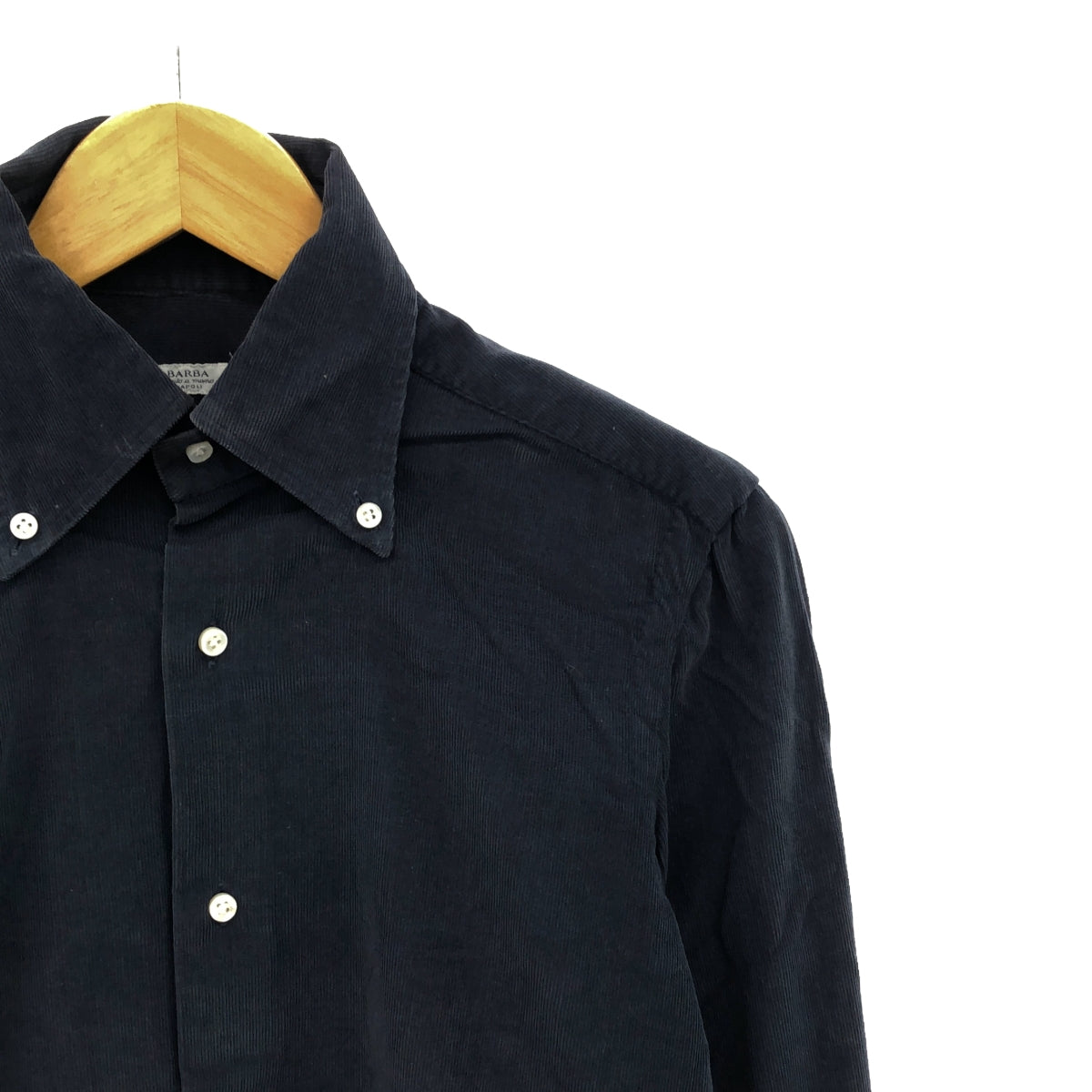 BARBA | Corduroy button-down shirt | 37 | Men's