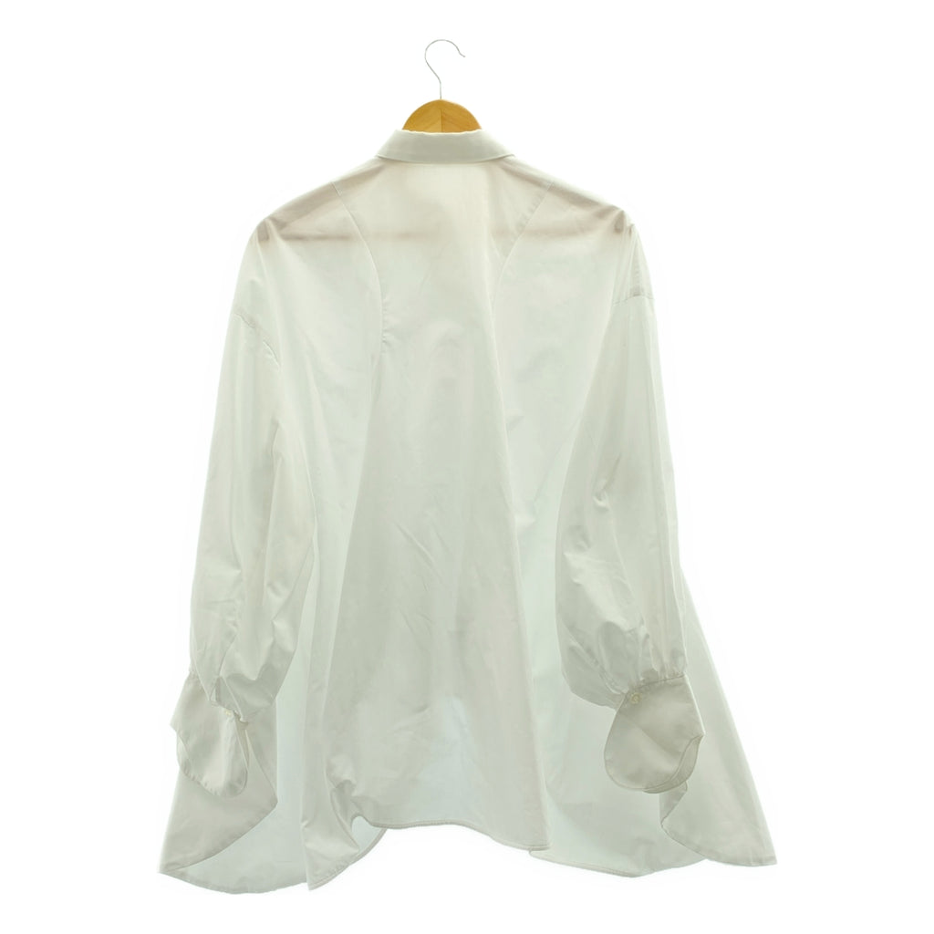 ENFOLD | 燈籠下擺襯衫 | 棉混紡 | 尺寸 38 | 女款