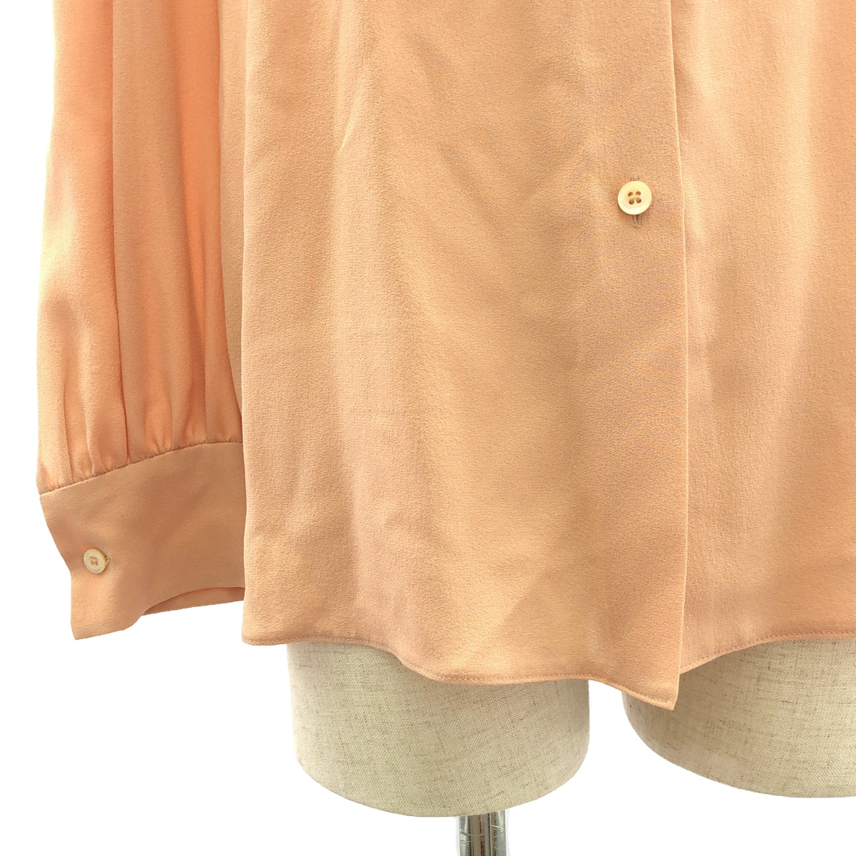 PRADA | Silk ribbon tie long sleeve blouse | Size 36 | Pink | Women's