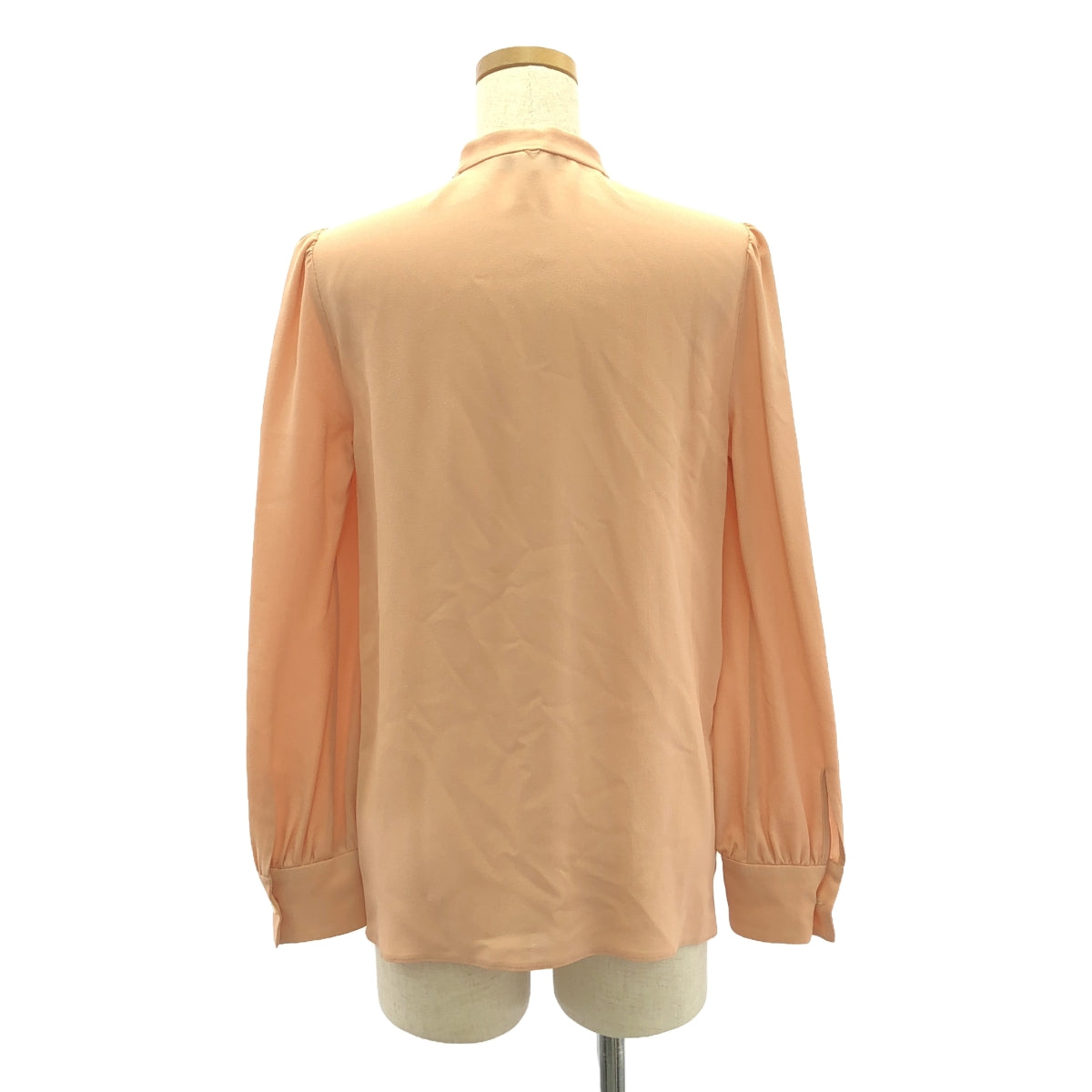 PRADA | Silk ribbon tie long sleeve blouse | Size 36 | Pink | Women's