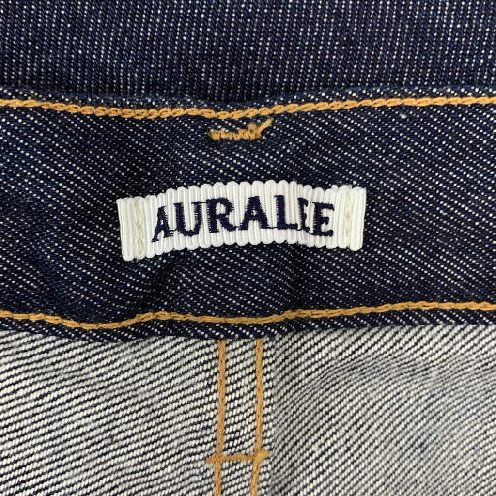 AURALEE / オーラリー | HARD TWIST DENIM WIDE PANTS ハードツイスト ワイド デニムパンツ | 34 | メンズ