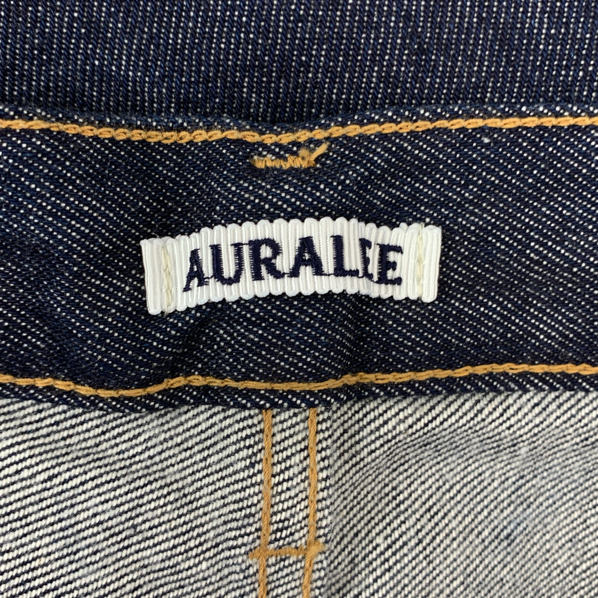 AURALEE / オーラリー | HARD TWIST DENIM WIDE PANTS ハードツイスト ワイド デニムパンツ | 34 | メンズ