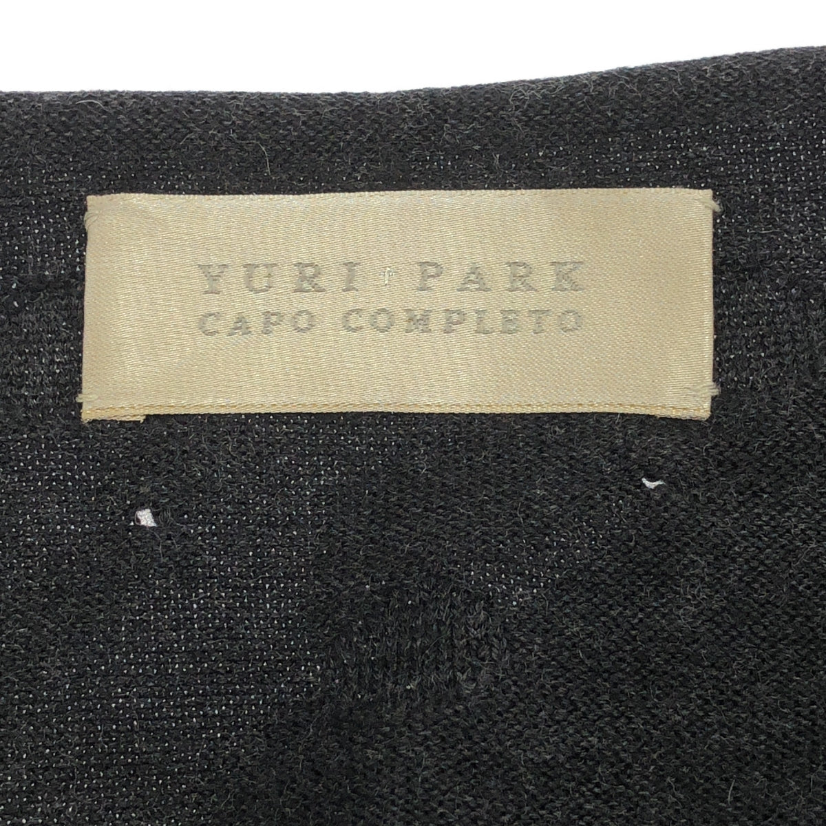 yuri park / ユリパーク | Vネック ドット ウールニット | F |