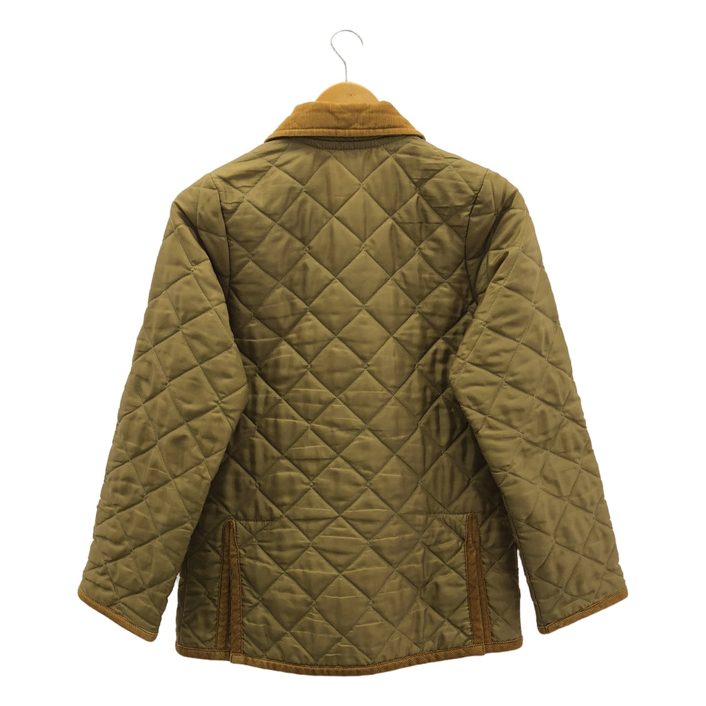 LAVENHAM / ラベンハム | コーデュロイ切替 キルティング ジャケット | 36 | ブラウン系 | レディース