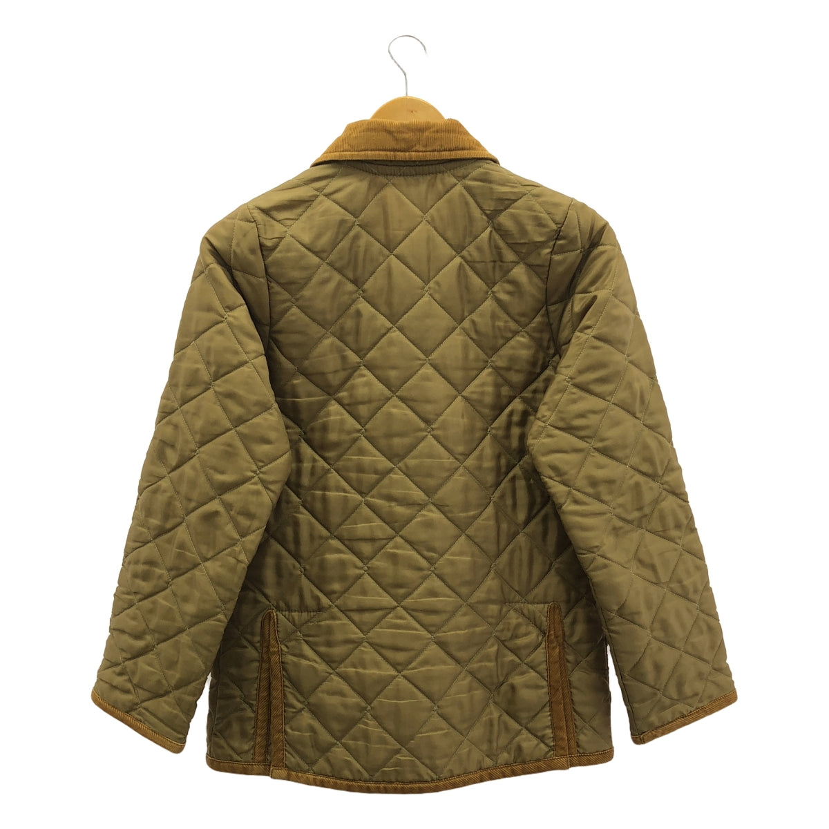 LAVENHAM / ラベンハム | コーデュロイ切替 キルティング ジャケット | 36 | ブラウン系 | レディース