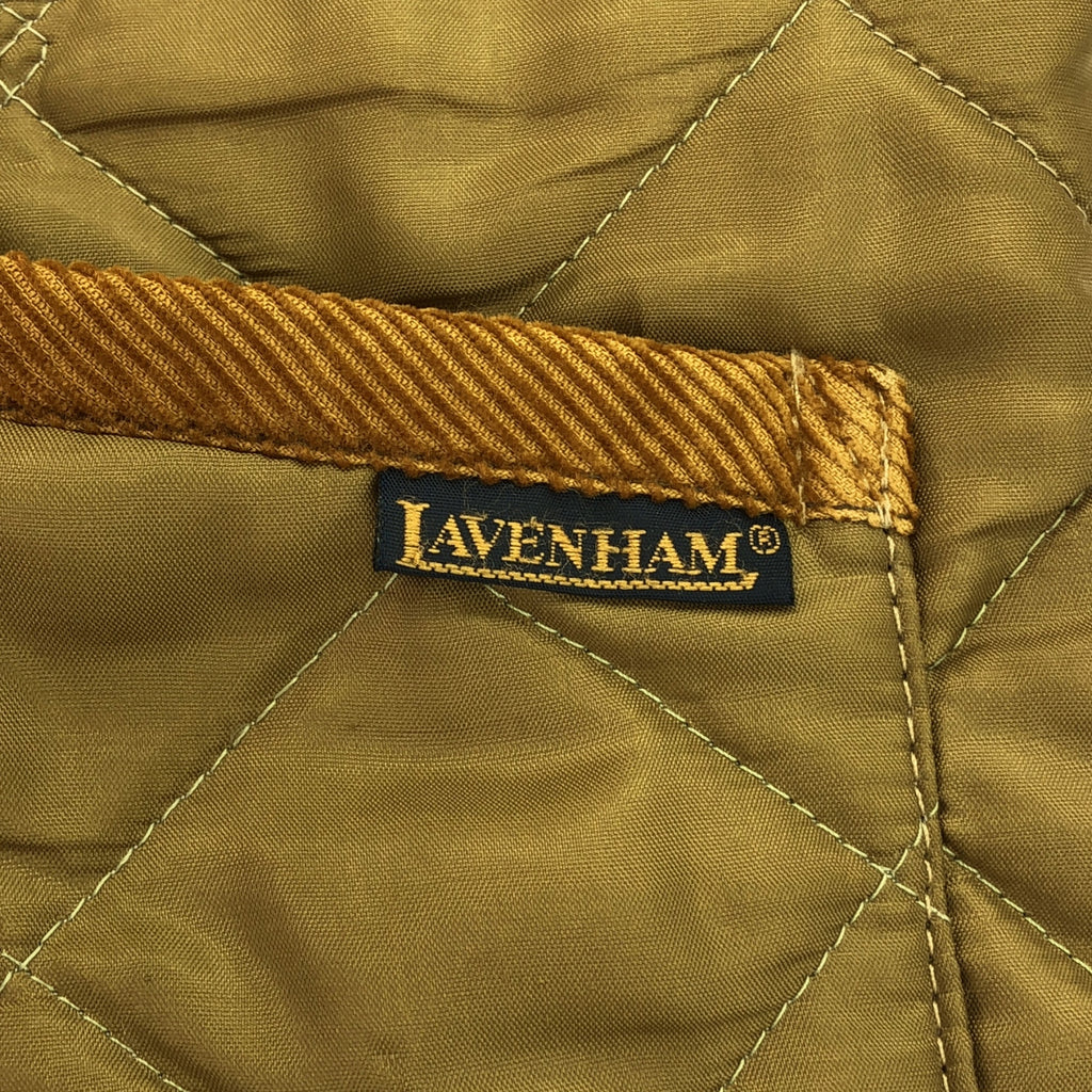 LAVENHAM / ラベンハム | コーデュロイ切替 キルティング ジャケット | 36 | ブラウン系 | レディース