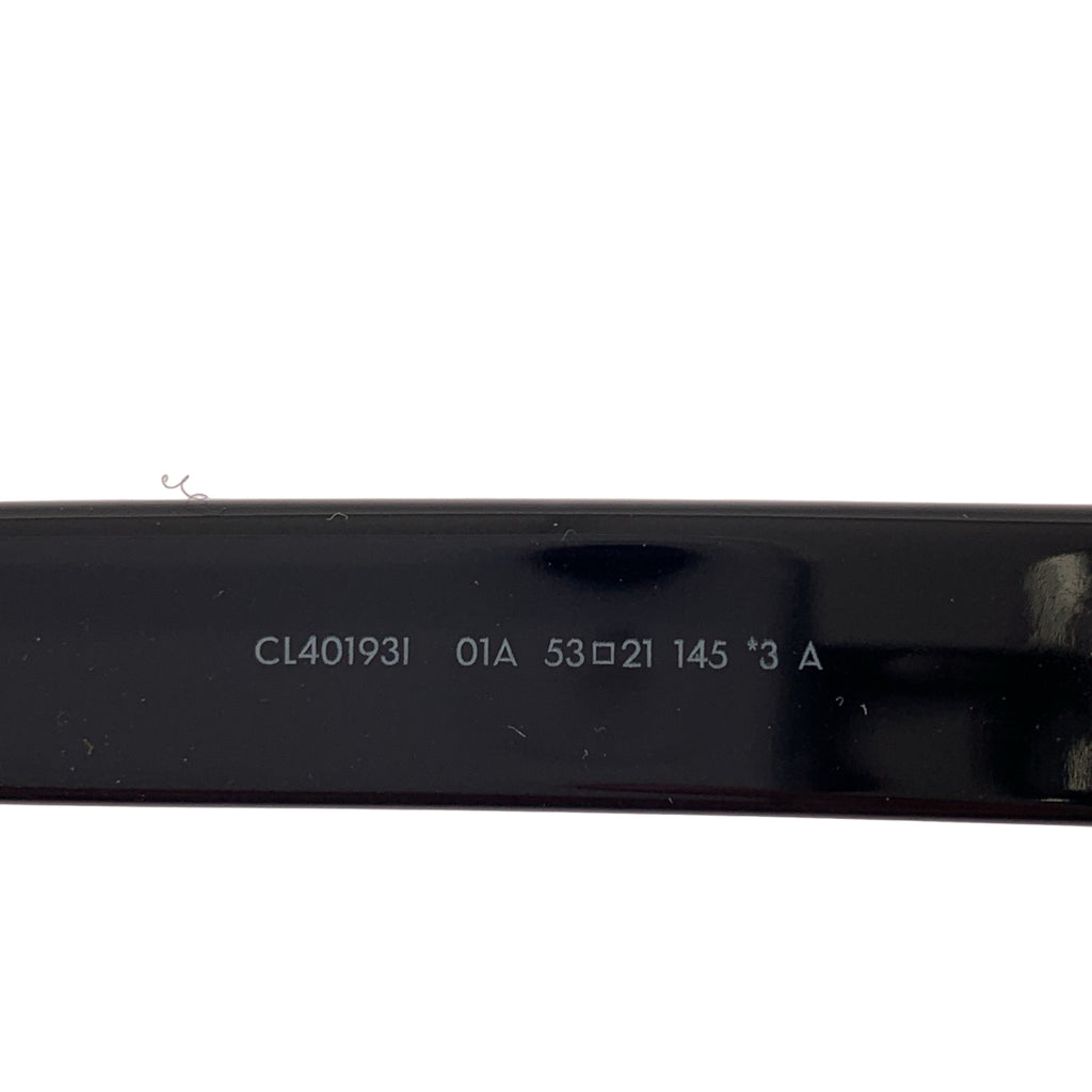 【美品】 CELINE / 셀린느 | 캣아이 S193 선글라스 / 아세테이트 CL401931 | 53□21-145 | 블랙 | 남성