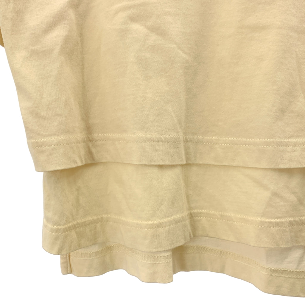 Y-3 / ワイスリー | コットン バックロゴ レイヤード カットソー | M |